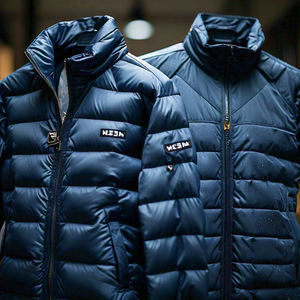 Veste en coton de designer de luxe, logo personnalisé, vêtements de luxe de marque enduits techniques de teinture unie à la mode High Street - Product Image 2