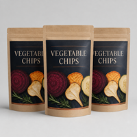 Sachets Doypack en plastique satiné pour chips, personnalisables avec logo, pour l'emballage alimentaire en gros