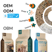 VapoCat Plant Fiber Tofu Kattenbakvulling Spoelbaar Fruitgeur 2,5 kg Exportkwaliteit