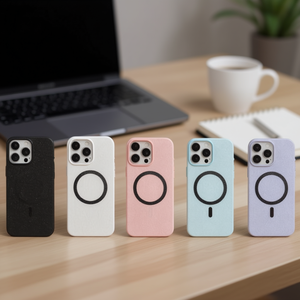 เคสหนังป้องกันการตกกระแทกพร้อมวงแหวนแม่เหล็กสำหรับ iPhone 15 Pro Max - Product Image 3