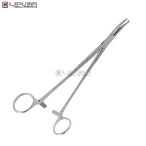 Faure Peritoneo Pinza Fórceps Curvo 1x2 dientes 20,0 cm Quirúrgico Peritoneal Agarre Instrumentos Médicos - Product Image 2
