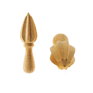 อุปกรณ์ครัวไม้อะคาเซียผลไม้ไม้แบบ2 in 1ที่คั้นน้ำส้มมะนาวคั้นด้วยมือ - Product Image 2