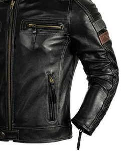 Veste en cuir pour hommes de haute qualité en gros à la mode Long tissu à capuche d'hiver avec des caractéristiques légères - Product Image 5