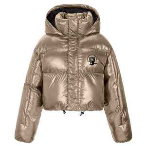 Chaqueta Corta Acolchada para Mujer, Diseño Personalizado al por Mayor, Unisex 2022, Impermeable, Ecológica, Transpirable, Acolchada y Desmontable - Product Image 1