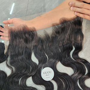 Extensiones de Cabello Humano Vietnamita Virgen 100% con Onda Natural, Doble Trama, con Línea M, Extensiones de Cabello Virgen Lagos con Cierre - Product Image 1