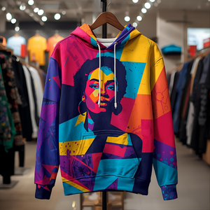 Plus Size Hoodie Comfortable Cotton Fleece Sweatshirt with Relaxed Fit <b>and</b> OEM/ODM Private Label Options - Product Image 2