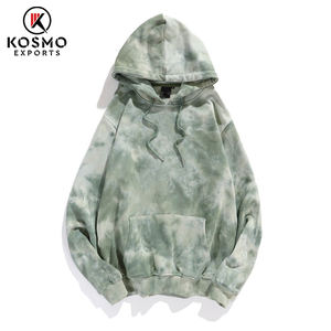 Sudadera con Capucha de Manga Larga Personalizada de Alta Calidad para Hombre, Tie Dye, Primavera, 100% Algodón, Felpa, Bolsillo, Talla Grande y Alta, XS - Product Image 3