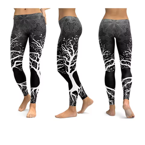 Leggings de sport pour femmes de qualité supérieure, respirants, tricotés, confortables, taille haute, avec tissu écologique - Product Image 3