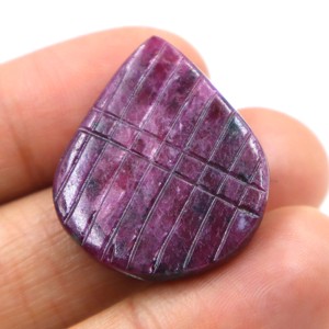 Rubí Rojo Natural Tallado en Cabujón, Gema de Rubí Tallada a Mano, Piedra Suelta Lisa, Proveedor Mayorista para Joyería - Product Image 3