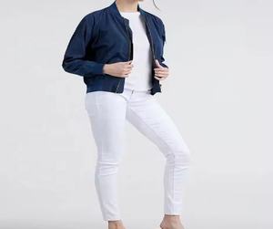 New Arrival Fashion <b>Winter</b> Bomber Plain Long Sleeve Warm Breathable Popular Design Polyester Outdoor Silk Satin <b>Women</b> <b>Jacket</b> - Product Image 5