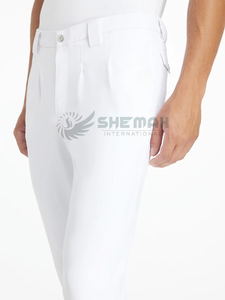 Pantalones de montar a caballo para hombre, pantalones ecuestres transpirables hechos a mano con tela elástica duradera, perfectos para entrenamientos y espectáculos estables - Product Image 5