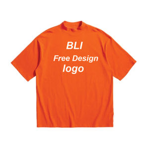 Logo personnalisé pour hommes et femmes 100% T-shirt oversize unisexe de haute qualité Vêtements décontractés respirants Conceptions personnalisées pour toutes les tailles - Product Image 1