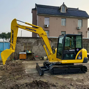 Prix bas, excavatrice Komatsu PC56-7 d'occasion, état neuf à 90%, origine Japon, moteur Yanmar, 5 tonnes, modèle 2022, pompe à engrenages moteur à vendre - Product Image 6
