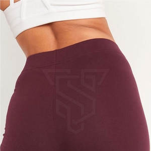 Meilleure qualité femmes Fitness solide motif Yoga Leggings taille moyenne fermeture élastique Style décontracté prix raisonnable pour le Pakistan - Product Image 3