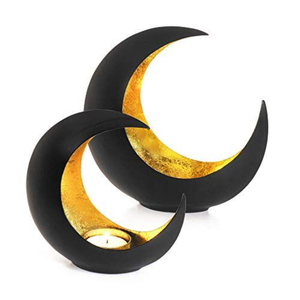 Admirable diseño oro Metal estrella Luna Ramadán decoración portavelas perfecto para cualquier decoración festiva islámica a bajo precio - Product Image 6