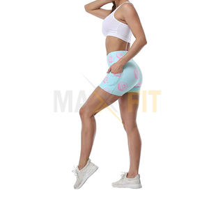 2024 nouveauté qualité supérieure femmes Fitness Shorts personnalisé taille haute respirant vêtements professionnels - Product Image 4
