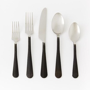 Vente en gros de couverts en acier inoxydable réutilisables avec logo couleur personnalisé de luxe, ensemble de couverts pour fêtes d'affaires pour les mariages - Product Image 6