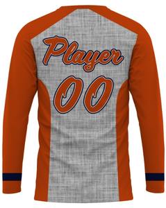 Camiseta Deportiva Personalizada con Estampado Sublimado de Alta Calidad, Secado Rápido, Manga Larga, 100% Poliéster, Tejido Transpirable - Product Image 4