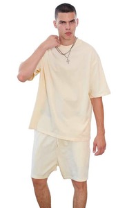 T-shirt léger en coton respirant à manches courtes pour hommes Design confortable pour une tenue toute la journée Sports d'été Look décontracté Fraîcheur - Product Image 2