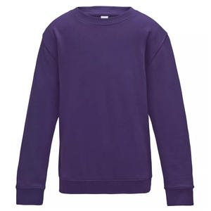 La mejor moda y ropa de calle Sudadera con capucha en blanco liso Jersey de alta calidad Sudadera con logotipo de chenilla personalizado sin capucha - Product Image 3