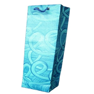 Wholesale <b>craft</b> paper wine bottle <b>bag</b> Reusable Foldable wine bottle giftTote <b>Bag</b> - Product Image 1