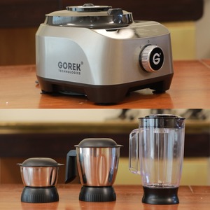 เครื่องปั่นน้ำผลไม้และเครื่องปั่นแบบคอมโบ1300W พร้อมเครื่องบดดีไซน์กะทัดรัดสำหรับห้องครัวโลโก้ออกแบบได้ตามต้องการ - Product Image 4