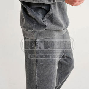 Meilleure vente de streetwear survêtements lavés à l'acide qualité supérieure, concevez vos propres survêtements lavés à l'acide en stock - Product Image 5