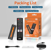 Nuevo Fire TV Stick TV98 ATV H618 2GB RAM 16GB ROM Android 14 Reproductor Multimedia de Transmisión HD 8K con Control Remoto por Voz BT Decodificador de TV