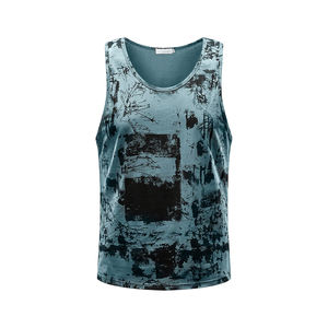 Ropa deportiva personalizada Camisetas sin mangas para hombre Impresión personalizada Camiseta sin mangas para hombre Camisetas sin mangas transpirables - Product Image 2