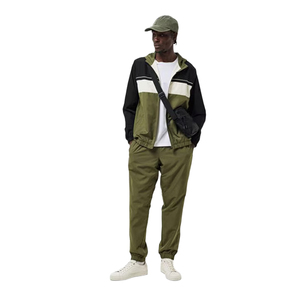 Sporty Zipper Tracksuit with Hoodie <b>Jacket</b> <b>Workout</b> Zipper Tracksuit for Runners Polyester Zipper Tracksuit with Jogging Pants - Product Image 5