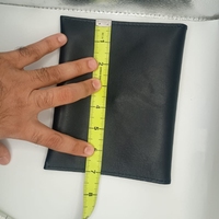 Pochette en cuir faite à la main, élégante et fine, pour tablette, idée cadeau minimaliste de luxe, style unisexe