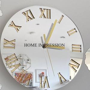 Look accrocheur matériel de qualité luxueux fait horloge murale de forme ronde pour la maison et l'hôtel salon et décoration du hall - Product Image 5