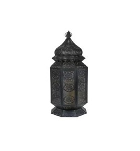Classic Metal Moroccan <b>Lantern</b> With <b>Silver</b> Finish Used For Hotels Restaurants And Wedding Gatherings - Product Image 3
