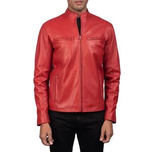 2025 veste en cuir d'hiver pour hommes de haute qualité la meilleure qualité en cuir fait la veste en cuir pour hommes - Product Image 1