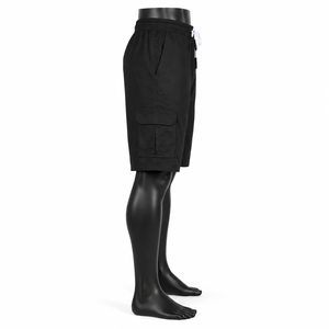 Pantalones Cortos Cargo Personalizados para Hombre, Estilo Urbano, Algodón, Casuales, con Cordón, Holgados, con Múltiples Bolsillos, para Verano, OEM, ODM, Venta al Por Mayor - Product Image 4