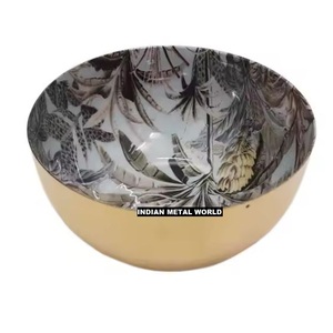 Cuenco para servir chocolate de Metal Premium, diseño moderno ecológico, decoración del hogar, plato de chocolate para bodas y ocasiones especiales - Product Image 6
