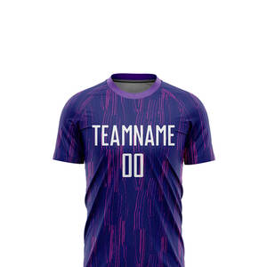 Vêtements de football Fabricant d'usine Maillot de football pour hommes par sublimation personnalisé Maillot de football en tissu respirant de qualité supérieure - Product Image 4