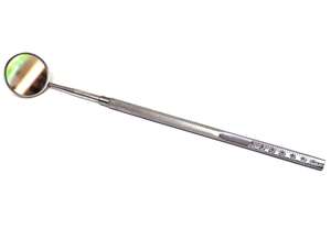 Meilleure vente miroir buccal d'inspection dentaire professionnel poignée en acier inoxydable poignée antidérapante poignée de miroir dentaire manuel - Product Image 2