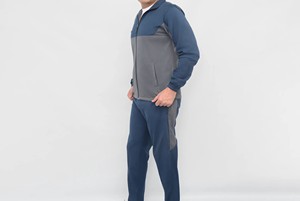 Chándales de lana de algodón Premium de peso pesado para hombre personalizados, ropa deportiva, conjunto de pantalones de dos piezas, Conjunto de sudadera con capucha y Jogger para hombre - Product Image 2