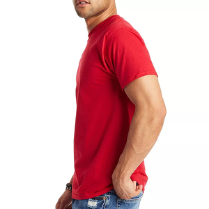 Venta al por mayor último diseño de algodón hombres camisetas en el precio barato fabricantes profesionales de buena calidad de manga corta hombres camiseta - Product Image 5
