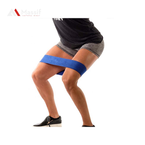 Peach Print Anti Slip Fabric Exercise Resistance Booty Bands for Resistance <b>Women</b> Hip Workout Yoga Band - Product Image 5