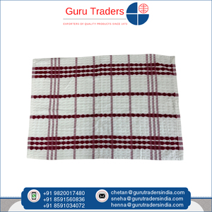 Nhà máy cung cấp vật liệu Polycotton dệt Bọ Cánh Cứng kiểm tra khăn bếp làm sạch vải cho gia đình, khách sạn và nhà hàng - Product Image 2