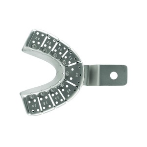 Plateaux d'empreinte dentaire en acier inoxydable de fabrication professionnelle pakistanaise, alimentation manuelle, certifiés CE Classe II, haute qualité - Product Image 1