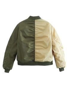 Chaqueta bomber de satén unisex personalizada de alta calidad OEM chaqueta de invierno inspirada en el equipo deportivo para hombre - Product Image 2