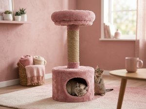 บ้านแมวฟีโอน่า เพ็ทัล พิงค์ สนั๊กเกิล รีทรีท - Product Image 2