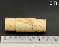 Faizacraft fait à la main grosses perles d'os de buffle lâche os naturel fabrication de bijoux tuyau de cheveux fait avec des perles d'os de coquille et de corail