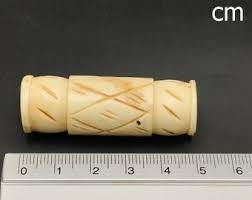 Faizacraft, cuentas de hueso de búfalo gruesas hechas a mano, fabricación de joyas de hueso Natural sueltas, pipa para el cabello hecha con hueso de concha y cuentas de Coral - Product Image 6