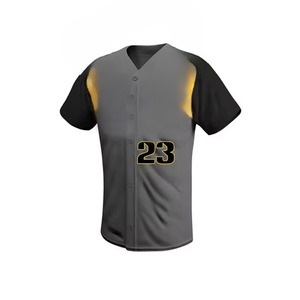 Meilleure vente, uniforme de baseball pour homme avec logo personnalisé, uniforme de baseball personnalisé avec impression souple - Product Image 2