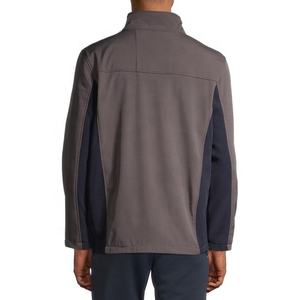 Veste softshell sur mesure à col montant pour homme avec impression personnalisée, tissu extensible léger, imperméable et coupe-vent - Product Image 2