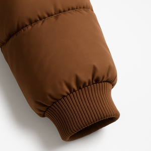 2025 nuevo diseño de chaqueta acolchada para hombre, chaqueta cálida con capucha de plumón de pato, chaqueta gruesa acolchada personalizada - Product Image 2